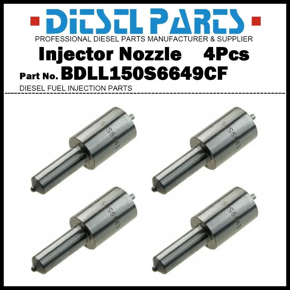 4Pcs/Lot Diesel Fuel Injector Nozzle BDLL150S6649CF 5621696 BDLL150S6649 1447235M1 DOP150S431-4492 for Perkins 4.236 4.248 6.354
4Pcs/Lot Diesel Fuel Injector Nozzle BDLL150S6649CF 5621696 BDLL150S6649 1447235M1 DOP150S431-4492 for Perkins 4.236 4.248 6.354