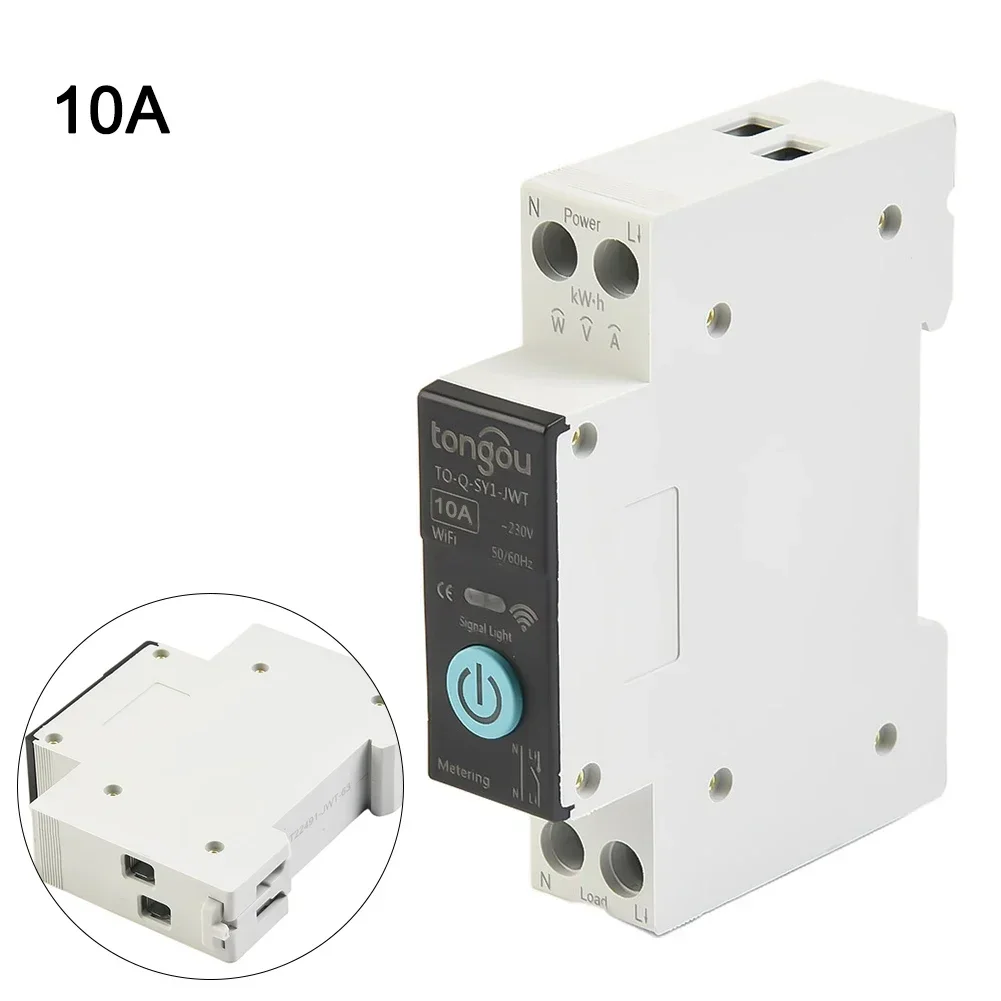 For Family Home Equipment Circuit Breaker Control Switch TO-Q-SY1 WiFi 2.4GHz 1P+N Manual With Power Meter Function
For Family Home Equipment Circuit Breaker Control Switch TO-Q-SY1 WiFi 2.4GHz 1P+N Manual With Power Meter Function