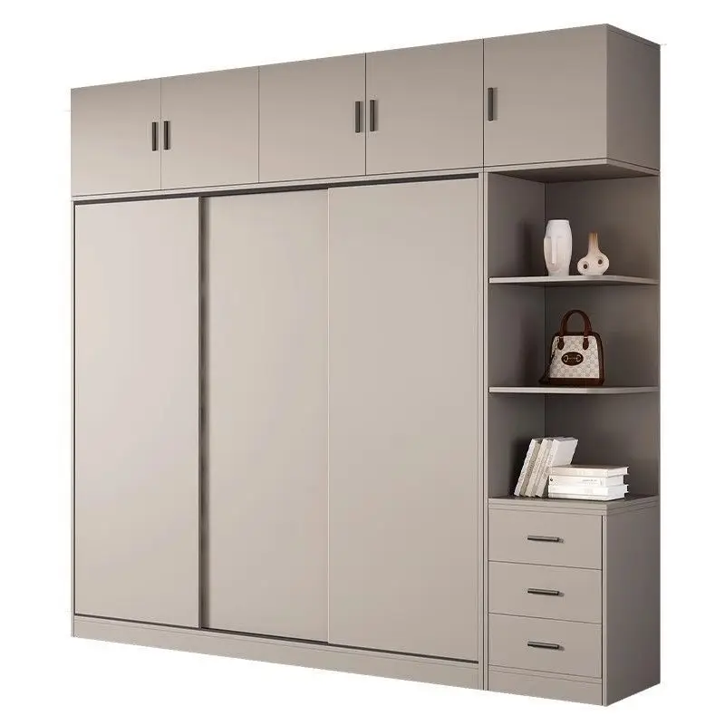All solid wood sliding door wardrobe household bedroom strong and durable rental simple small apartment cabinet
All solid wood sliding door wardrobe household bedroom strong and durable rental simple small apartment cabinet