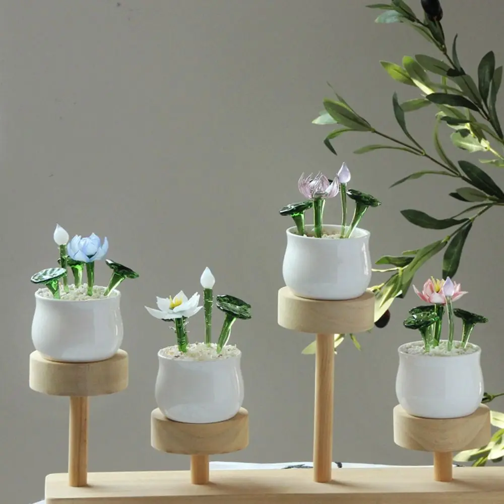 Potted Plants Glass Plant Bonsai Chinese Style Home Decoration Crystal Potted Lotus Glazed Crafts Small Bonsai Figurines Office
Potted Plants Glass Plant Bonsai Chinese Style Home Decoration Crystal Potted Lotus Glazed Crafts Small Bonsai Figurines Office