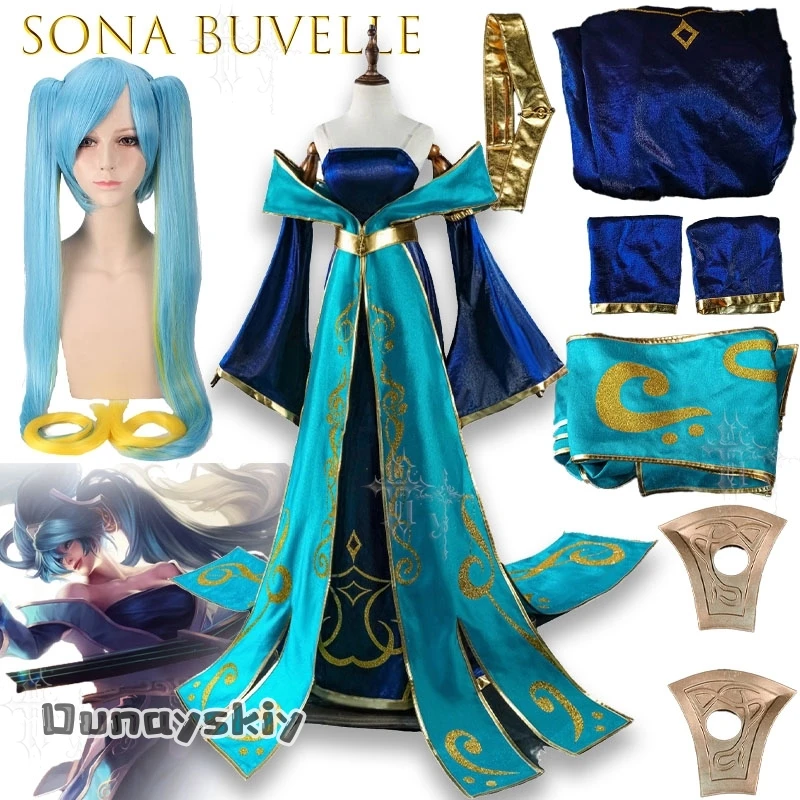 Maven Of The Strings Sona Buvelle Cosplay Costume Lol Uniform Halloween Christmas Costume For Women Customized Costume Party Cos
Maven Of The Strings Sona Buvelle Cosplay Costume Lol Uniform Halloween Christmas Costume For Women Customized Costume Party Cos