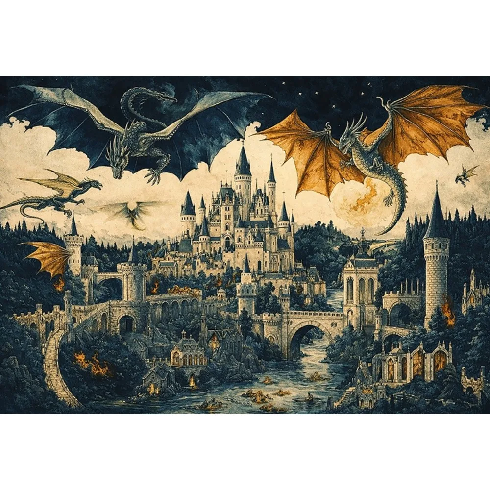 500/1000/1200/2000PCS Puzzle Dragon and Castle River Jigsaw DIY Modern Home Wall Decor Holiday Gift Family Fun Puzzles
500/1000/1200/2000PCS Puzzle Dragon and Castle River Jigsaw DIY Modern Home Wall Decor Holiday Gift Family Fun Puzzles