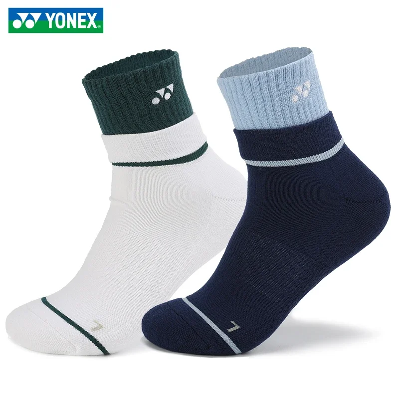 Новые профессиональные носки для бадминтона YONEX, прочные носки с толстой нескользящей дышащей тканью, мужские и женские носки средней длины
Новые профессиональные носки для бадминтона YONEX, прочные носки с толстой нескользящей дышащей тканью, мужские и женские носки средней длины