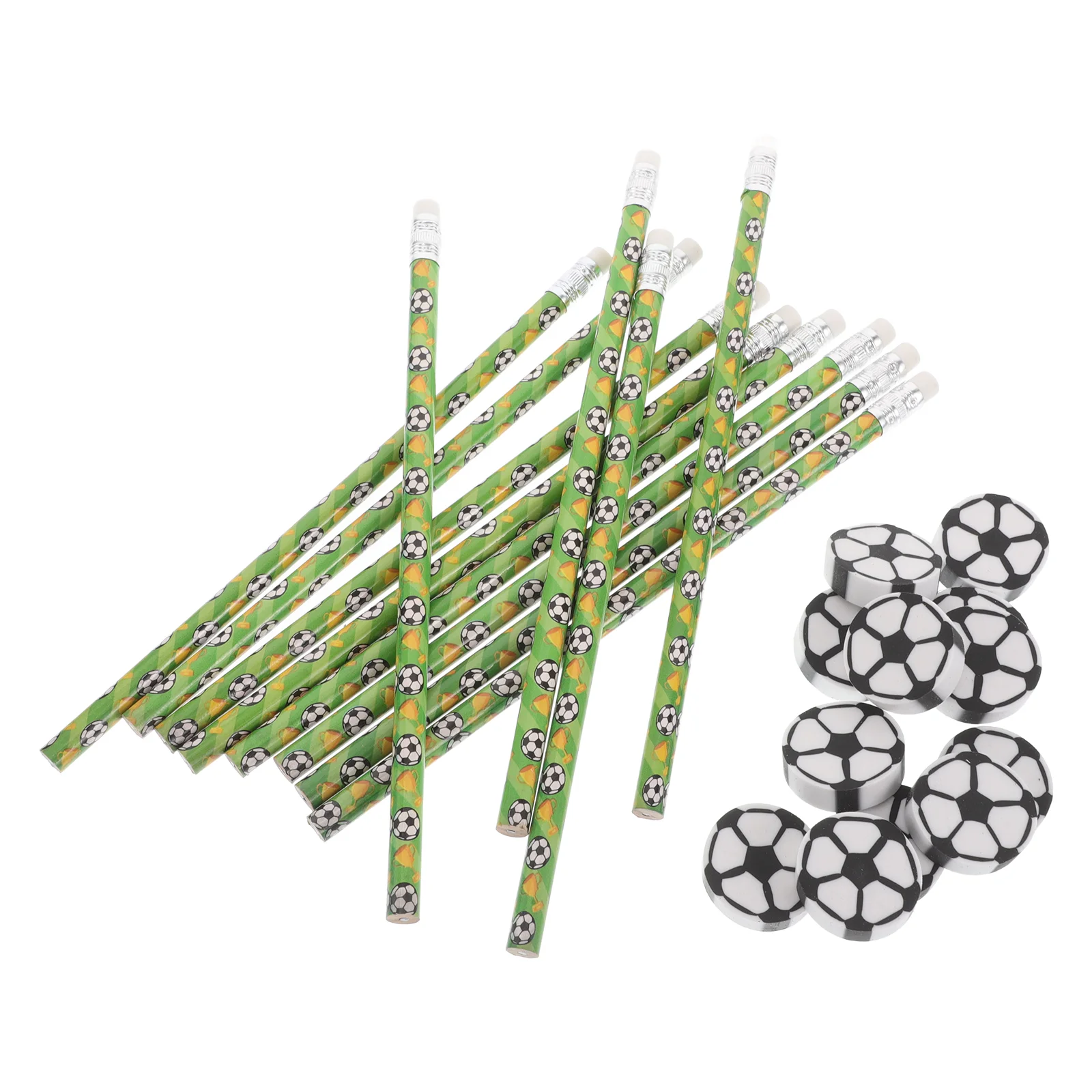 12 Pcs Football Pencils With Erasers Soccer Themed Wooden Pens Kids School Stationery Cartoon Design Writing Tools For Mini
12 Pcs Football Pencils With Erasers Soccer Themed Wooden Pens Kids School Stationery Cartoon Design Writing Tools For Mini