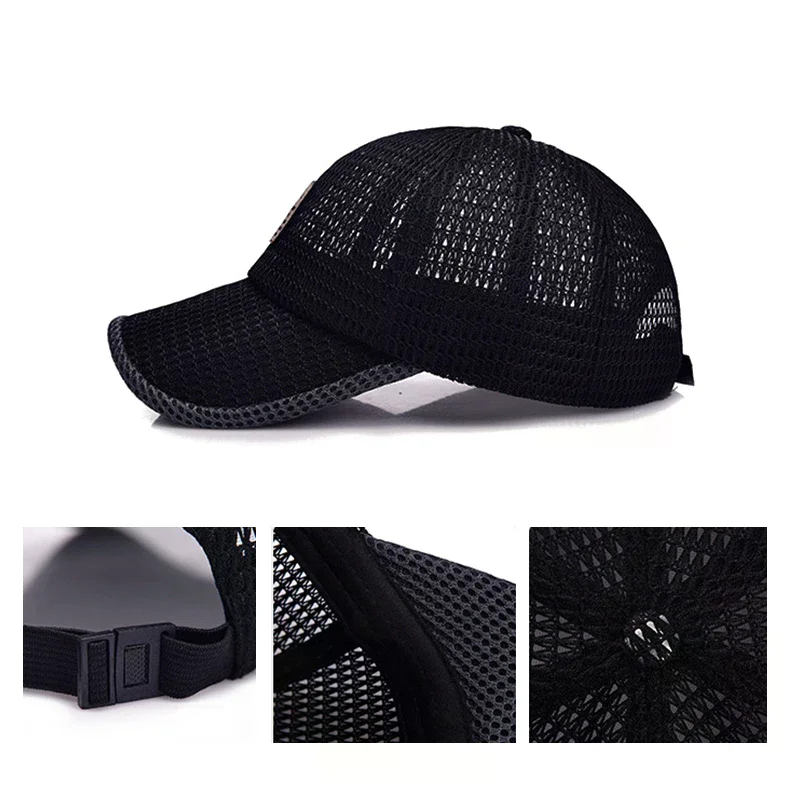 Summer Mesh Baseball Cap For Men Adjustable Breathable Caps Quick Dry Running Hat Baseball Cap For Men Women Outdoor Sports
Summer Mesh Baseball Cap For Men Adjustable Breathable Caps Quick Dry Running Hat Baseball Cap For Men Women Outdoor Sports