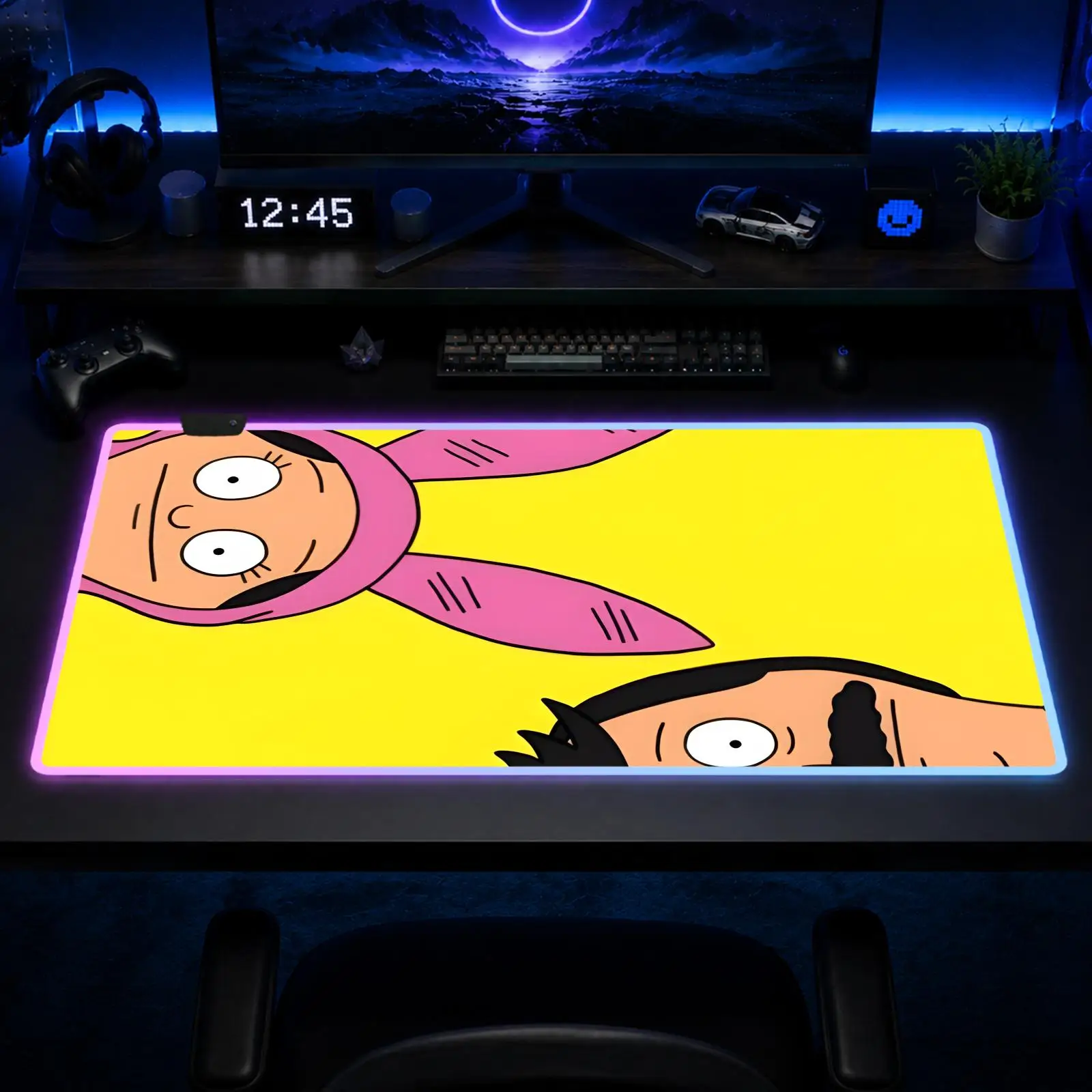 Bobs Burgers Mouse Pad Gaming Anime Mouse Pad XXL RGB Desk Mats LED Table Pads Backlit Rubber Desktop
Bobs Burgers Mouse Pad Gaming Anime Mouse Pad XXL RGB Desk Mats LED Table Pads Backlit Rubber Desktop