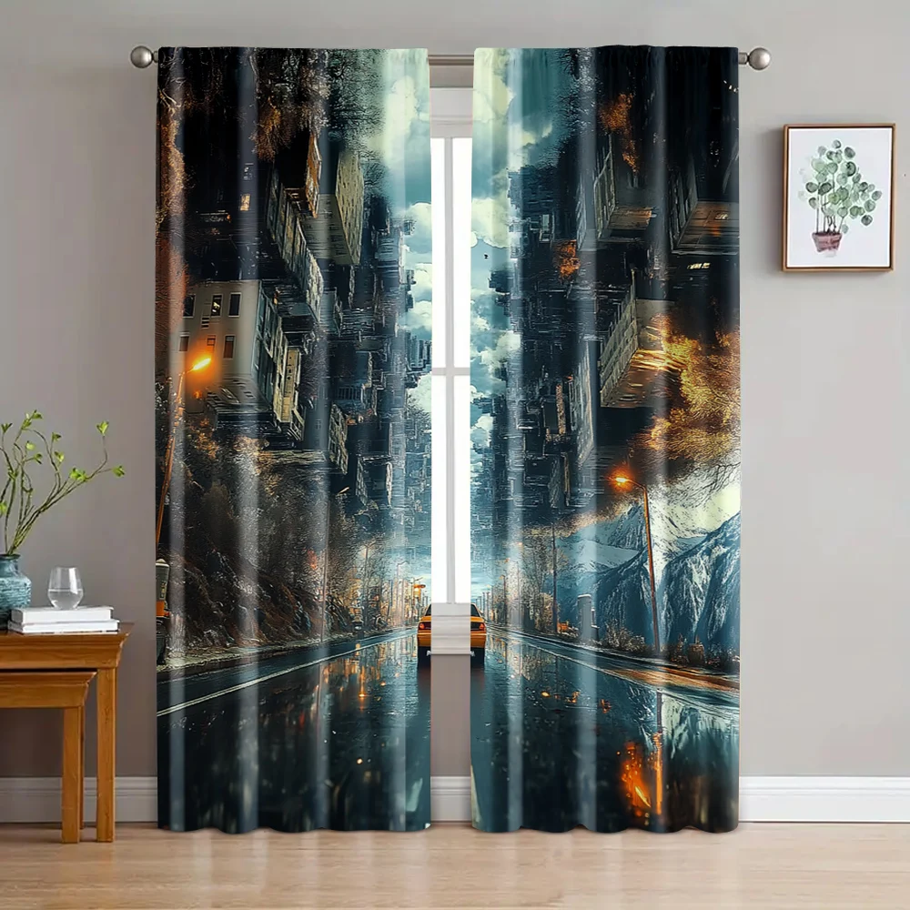 2pc, Curtains Sky Mirror Highway Blackout Polyester Wall Decor Perfect for translucent polyester curtains Decorations bedroom
2pc, Curtains Sky Mirror Highway Blackout Polyester Wall Decor Perfect for translucent polyester curtains Decorations bedroom