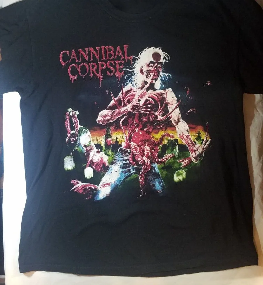 Cannibal Corpse Eaten Back To Life Черная подарочная футболка всех размеров S M L 5Xl Ac703
Cannibal Corpse Eaten Back To Life Черная подарочная футболка всех размеров S M L 5Xl Ac703
