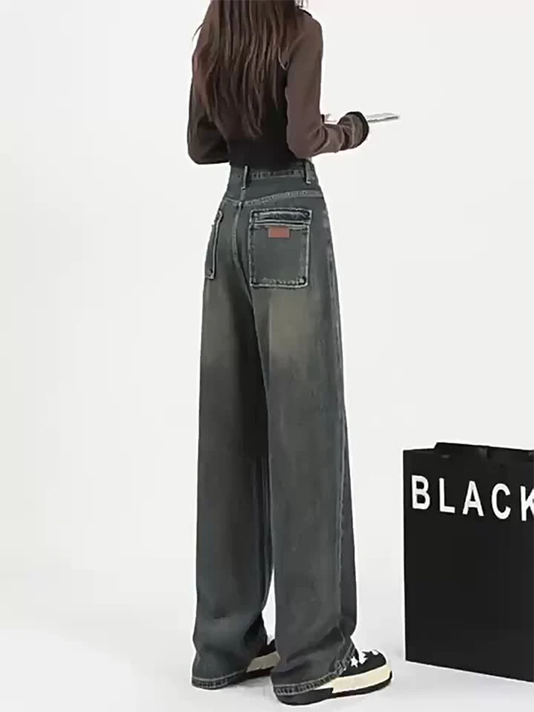Women's Grey Y2k Jeans Harajuku Japanese 2000s Style Baggy Denim Trousers Vintage Aesthetic Oversize Jean Pants Trashy Clothes
Women's Grey Y2k Jeans Harajuku Japanese 2000s Style Baggy Denim Trousers Vintage Aesthetic Oversize Jean Pants Trashy Clothes