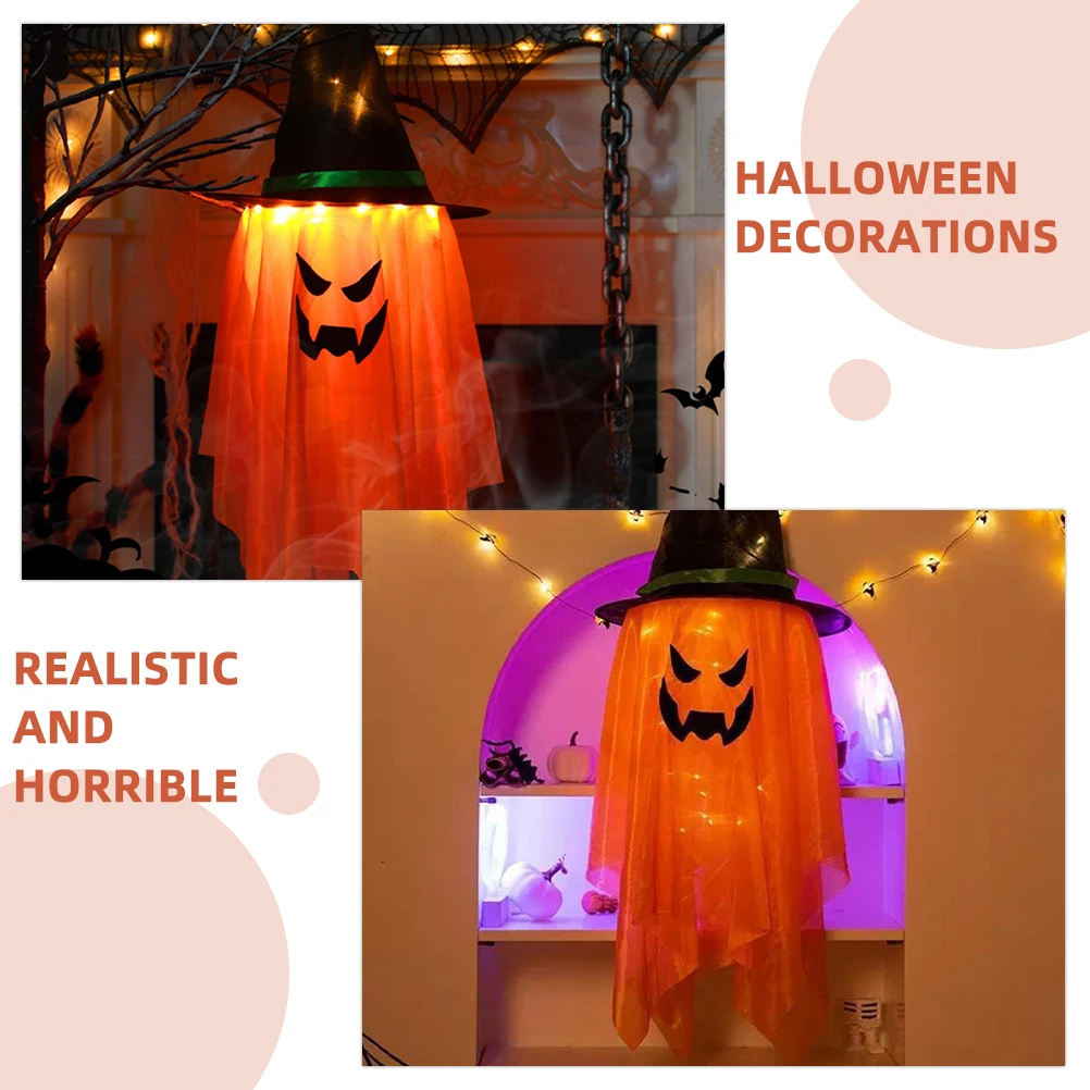 Large Glowing Witch Hat Halloween Decor Led Lighted Hanging Ornament Outdoor Festival Decoration Luminous Spooky Home Party
Large Glowing Witch Hat Halloween Decor Led Lighted Hanging Ornament Outdoor Festival Decoration Luminous Spooky Home Party