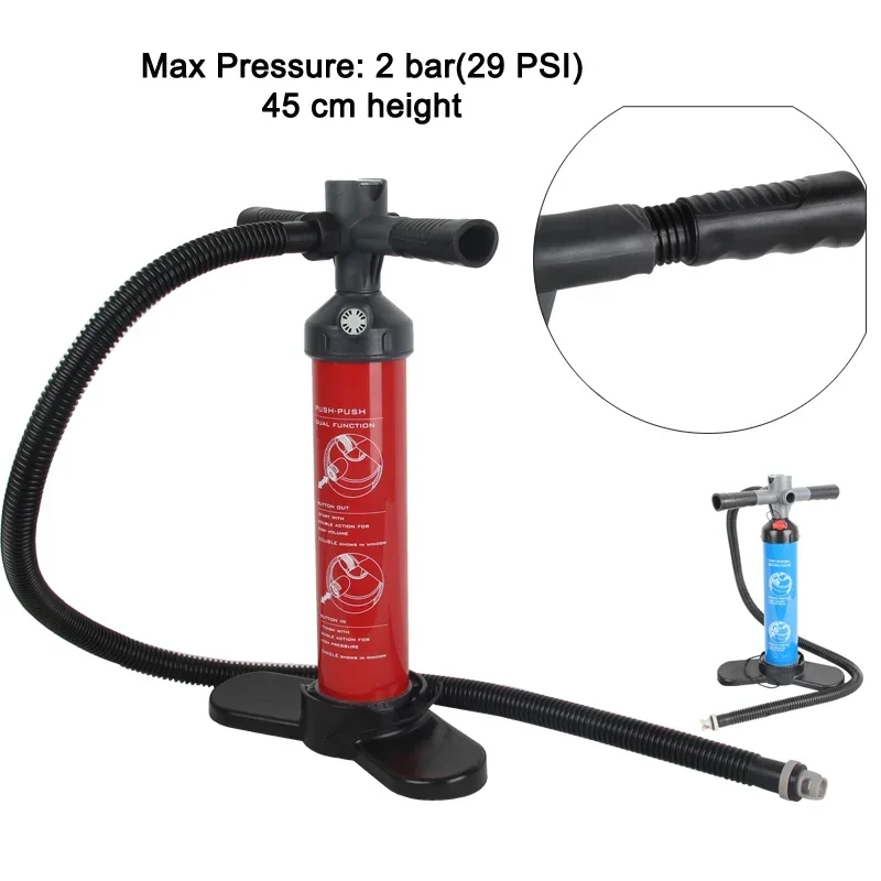 High Pressure 29 PSI Inflation Air Hand Pump with Detachable Handle - Stand Up Paddle Board, Surfboard, Inflatable Fishing Boat,
High Pressure 29 PSI Inflation Air Hand Pump with Detachable Handle - Stand Up Paddle Board, Surfboard, Inflatable Fishing Boat,