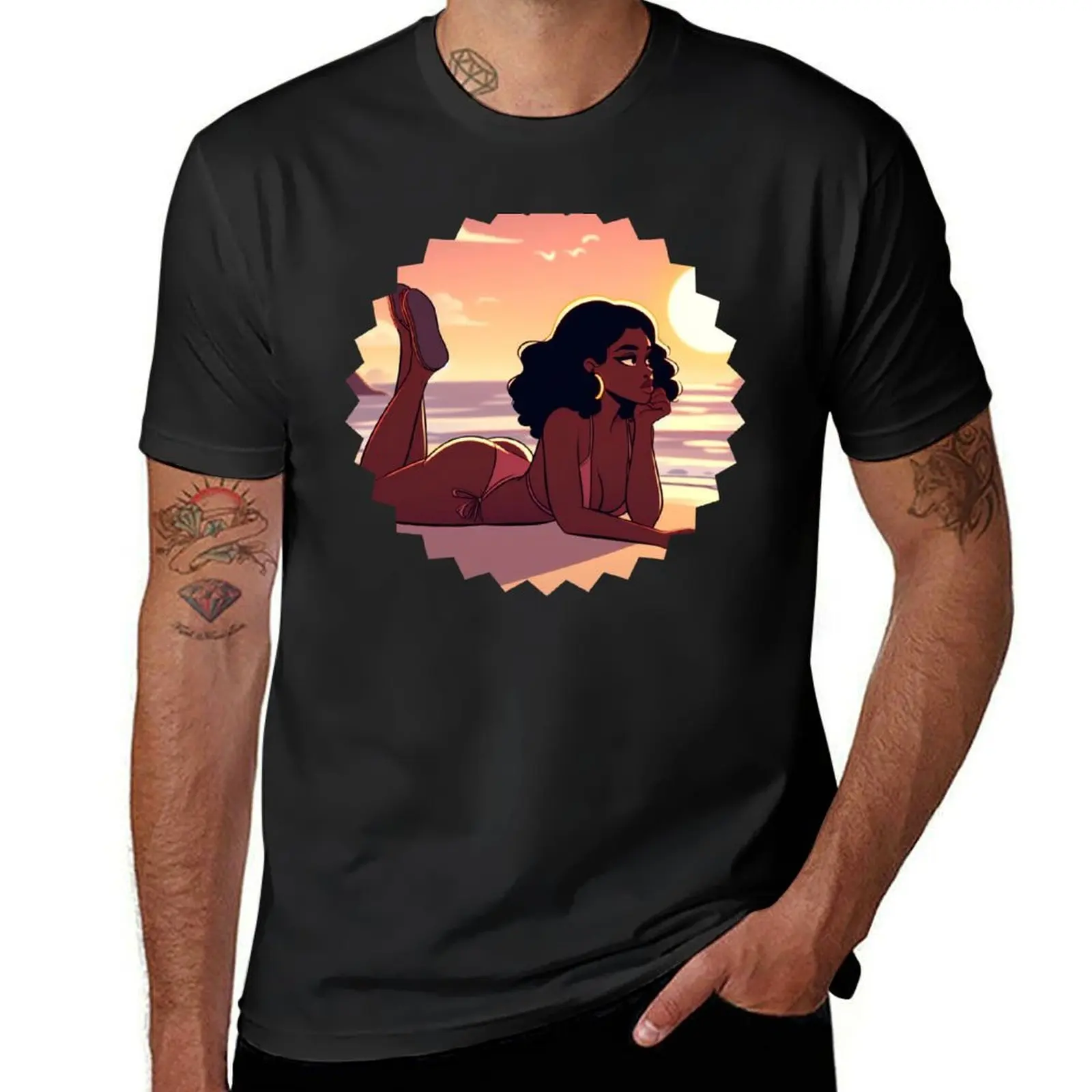 Ebony Girl - Time off at the Beach - 08 T-Shirt customs animal prinfor boys t shirts for men cotton
Ebony Girl - Time off at the Beach - 08 T-Shirt customs animal prinfor boys t shirts for men cotton