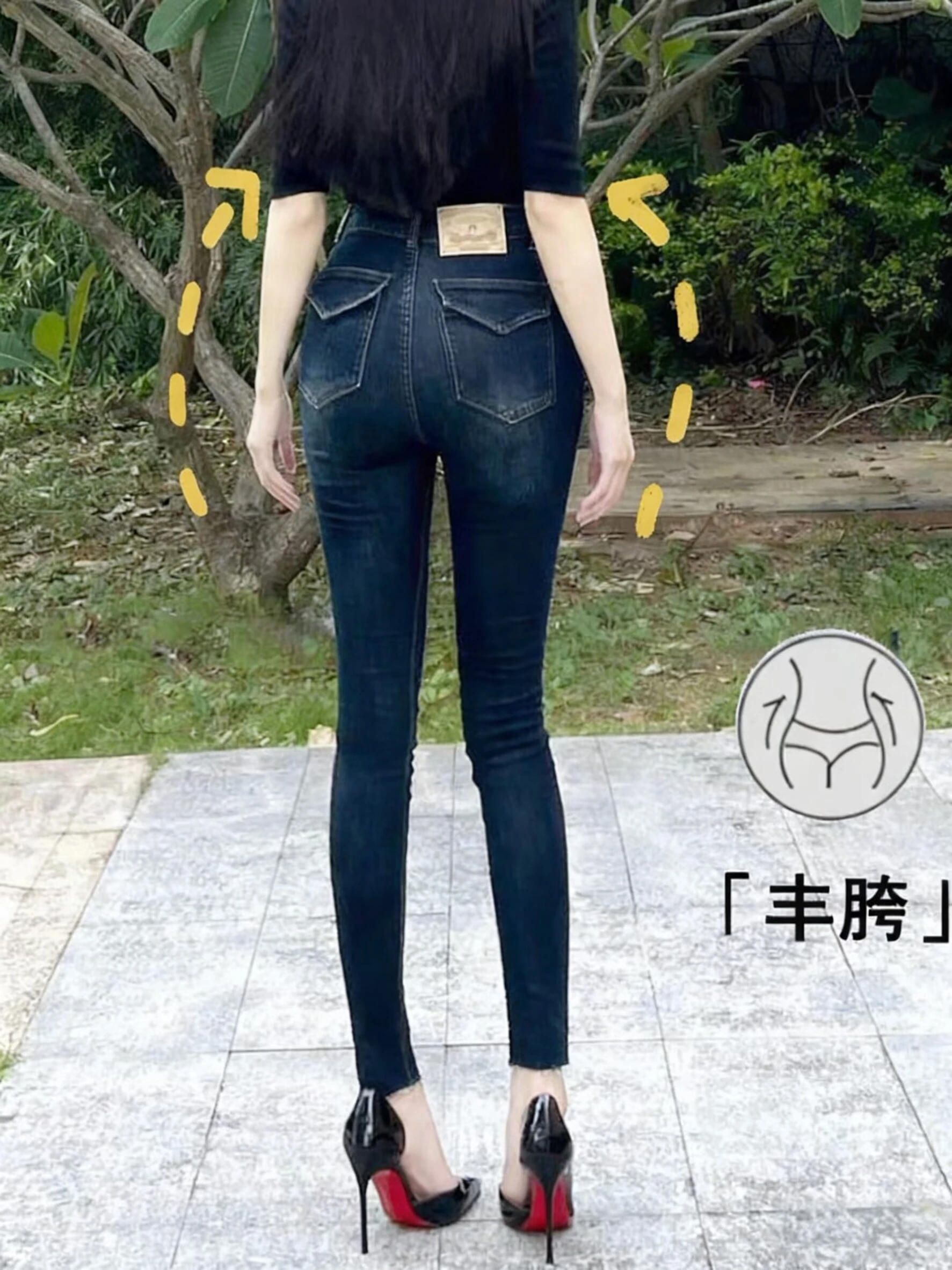 High Waist Slim Fit Women's Jeans Elastic Cleanfit Cotton Stretch Denim Blue Washed out Fashionable Tapered Nine-Piece Pencil...
High Waist Slim Fit Women's Jeans Elastic Cleanfit Cotton Stretch Denim Blue Washed out Fashionable Tapered Nine-Piece Pencil...