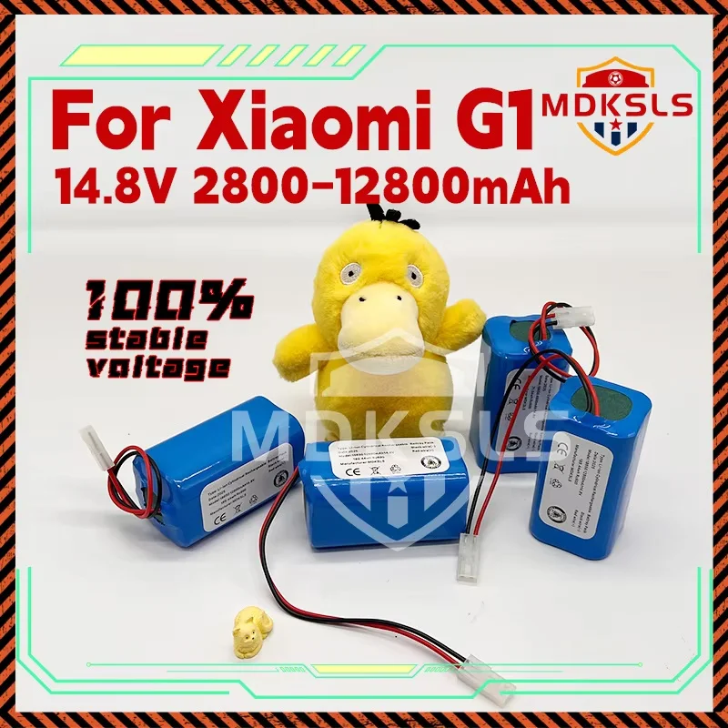 New 14.8V 12800mAh 4S1P Li-ion Battery Pack 14.4v, For XIAOMI MIJIA Mi Robot Vacuum-Mop Essential G1 MJSTG1, SKV4136GL R30R35
New 14.8V 12800mAh 4S1P Li-ion Battery Pack 14.4v, For XIAOMI MIJIA Mi Robot Vacuum-Mop Essential G1 MJSTG1, SKV4136GL R30R35