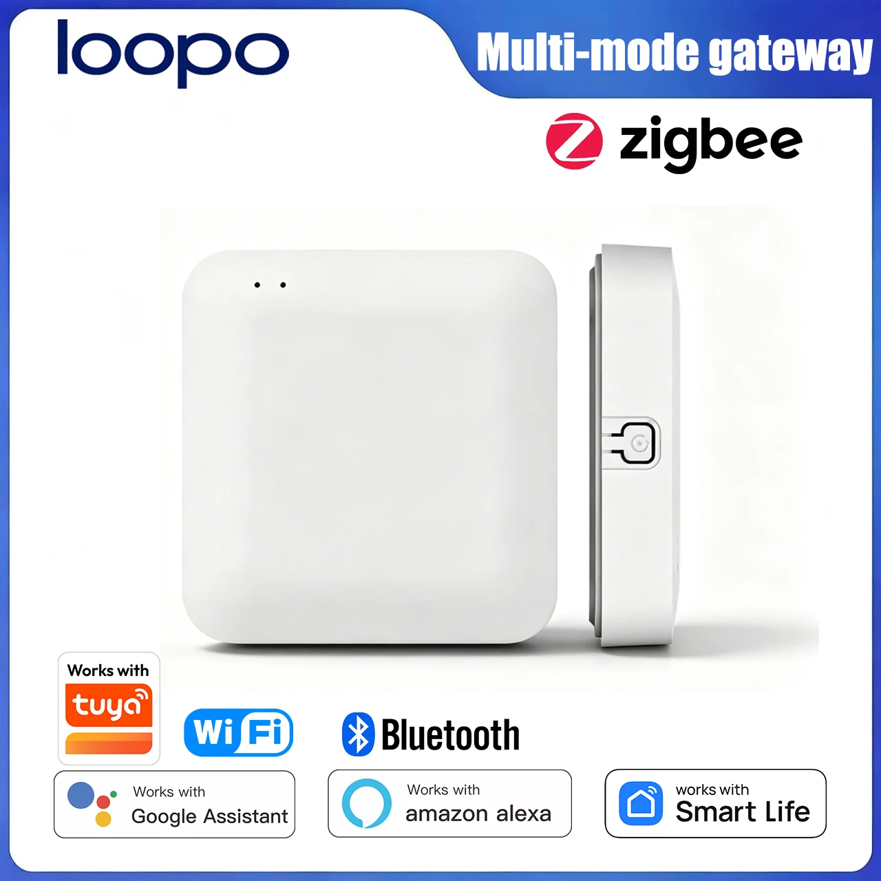Tuya Universal Multi‑Mode Gateway Hub, Zigbee Bluetooth WiFi, Central Controller for Whole‑Home Smart Automation
Tuya Universal Multi‑Mode Gateway Hub, Zigbee Bluetooth WiFi, Central Controller for Whole‑Home Smart Automation
