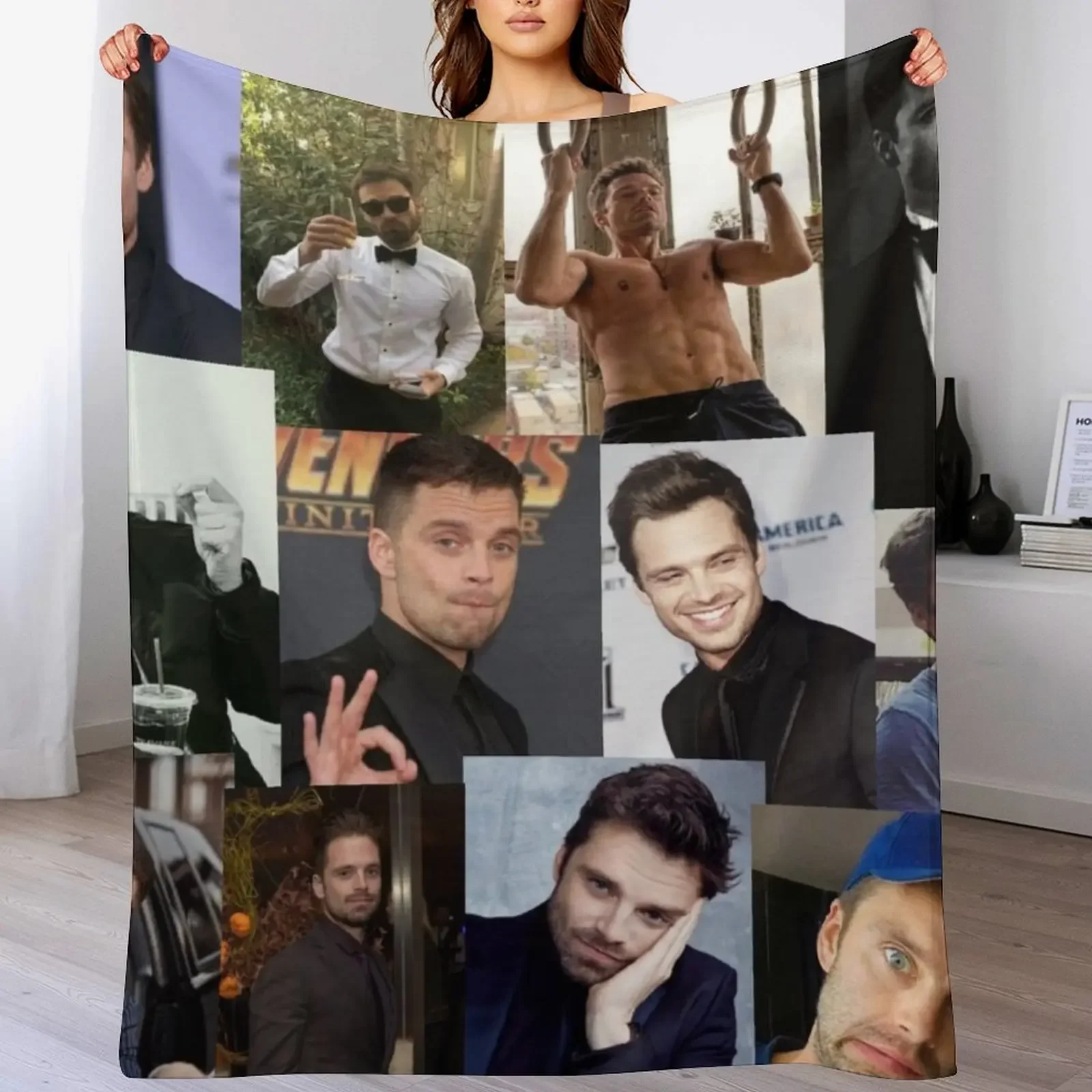 Sebastian Stan pic collage Throw Blanket Fuzzy Plush Throw Blanket for Sofa Chair
Sebastian Stan pic collage Throw Blanket Fuzzy Plush Throw Blanket for Sofa Chair