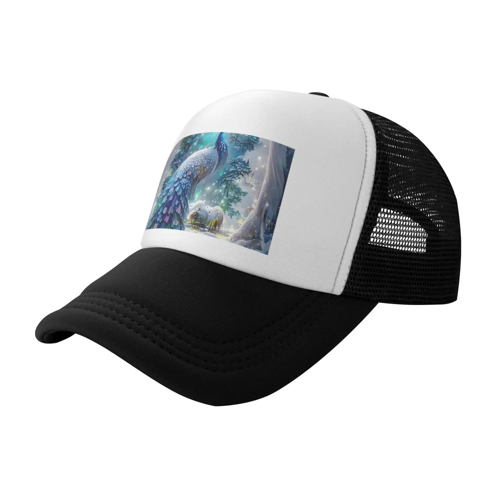 Snow Peacock Baseball Cap Adult Mesh Hat Adjustable For Men Women Sports Breathable Fashion Daily Travel Outdoor Streetwear
Snow Peacock Baseball Cap Adult Mesh Hat Adjustable For Men Women Sports Breathable Fashion Daily Travel Outdoor Streetwear