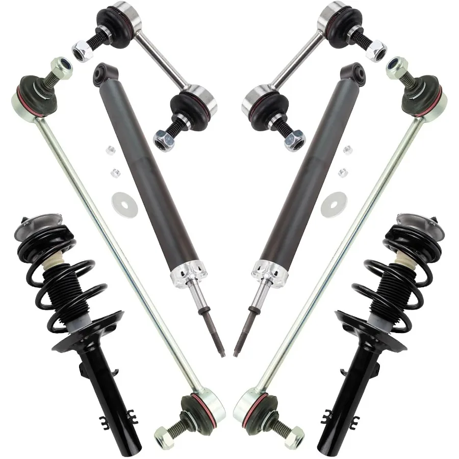 Комплект передней и задней подвески, полная стойка, винтовая пружина в сборе, амортизатор, стабилизатор поперечной устойчивости, совместимая с 20042
Комплект передней и задней подвески, полная стойка, винтовая пружина в сборе, амортизатор, стабилизатор поперечной устойчивости, совместимая с 20042