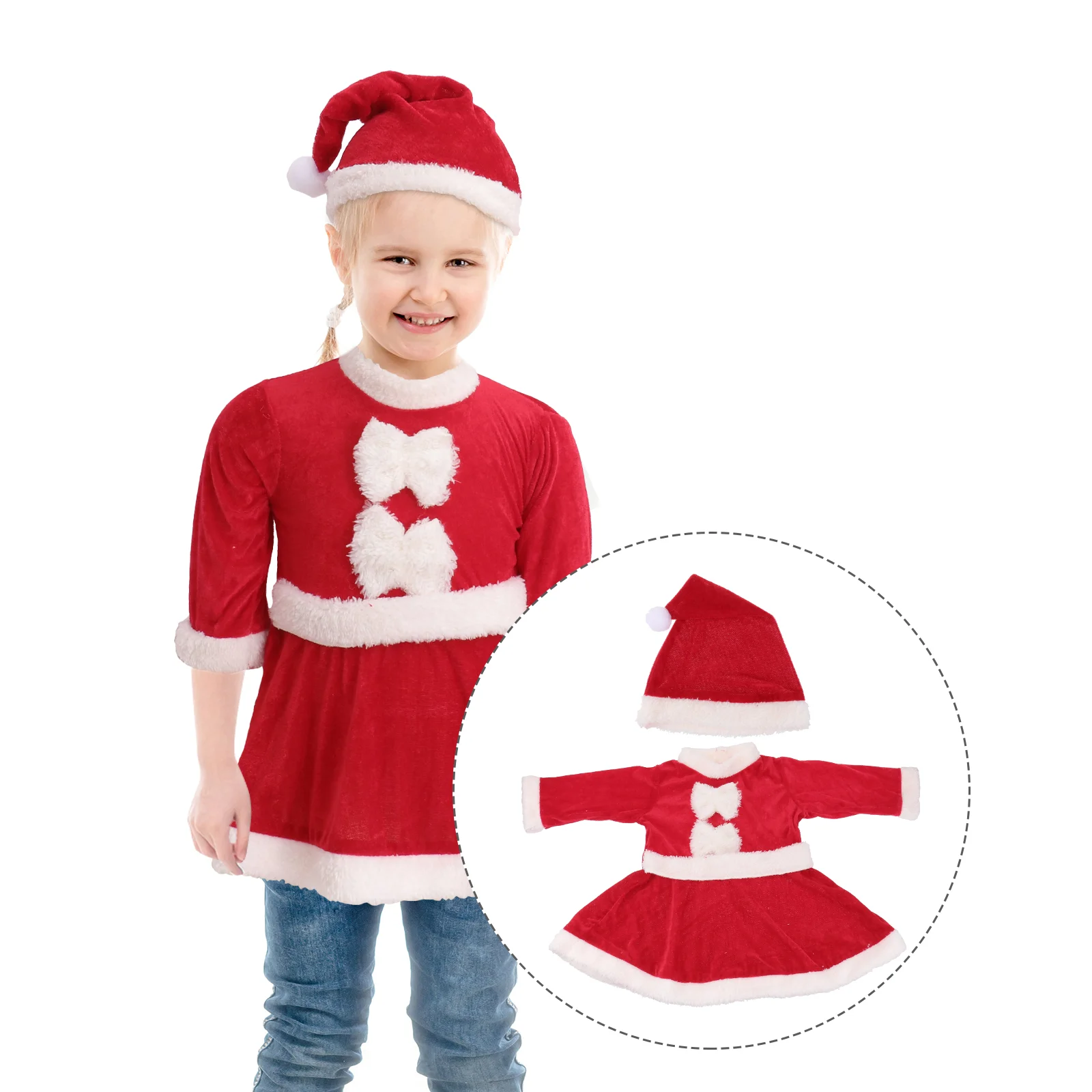 Girl Santa Outfit Christmas Suit for Girls European and American Outfits Toddler Claus Costume
Girl Santa Outfit Christmas Suit for Girls European and American Outfits Toddler Claus Costume