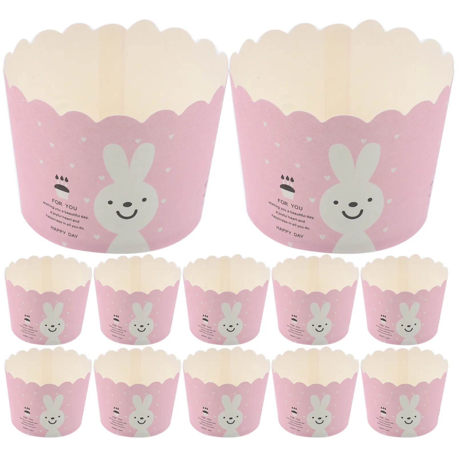 100Pcs Cake Paper Cups High Quality Baking Cups DIY Muffin Holders Easy Cake Decoration Dessert Baking Supply for Party Wedding
100Pcs Cake Paper Cups High Quality Baking Cups DIY Muffin Holders Easy Cake Decoration Dessert Baking Supply for Party Wedding