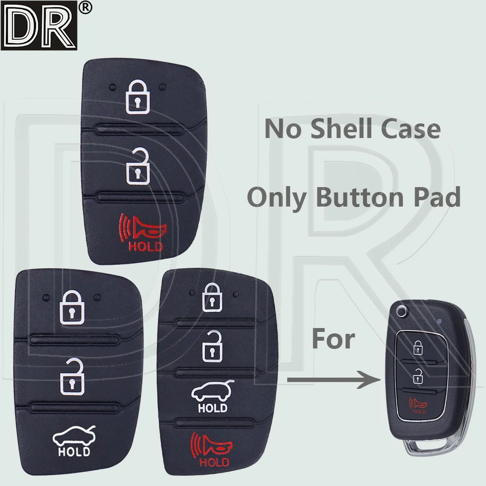 DR Replacement Silicone Car Key Button Pad For Hyundai Creta Elantra Sonata Tucson Santa Fe i10 i20 i30 i40 IX35 IX45 Solaris
DR Replacement Silicone Car Key Button Pad For Hyundai Creta Elantra Sonata Tucson Santa Fe i10 i20 i30 i40 IX35 IX45 Solaris