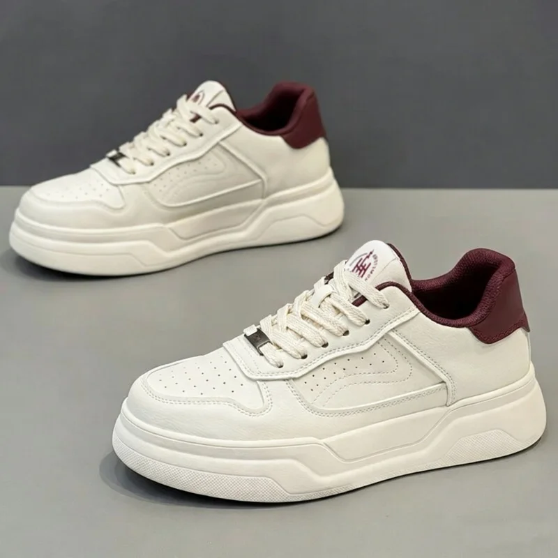 Men's Leather Low-Top Skate Shoes Spring 2026 Fashionable Waterproof Non-Slip Casual Sporty Youthful Style round Toe Rubber Sole
Men's Leather Low-Top Skate Shoes Spring 2026 Fashionable Waterproof Non-Slip Casual Sporty Youthful Style round Toe Rubber Sole