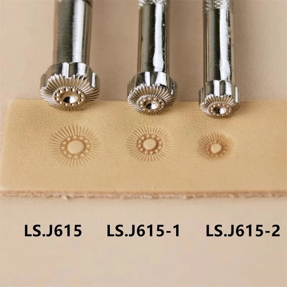 Zinc Alloy Flower Core Stamp Tool Set, Leather Craft Tools, Sizes 12MM/10MM/8MM: LS.J615 / LS.J615-1 / LS.J615–2
Zinc Alloy Flower Core Stamp Tool Set, Leather Craft Tools, Sizes 12MM/10MM/8MM: LS.J615 / LS.J615-1 / LS.J615–2