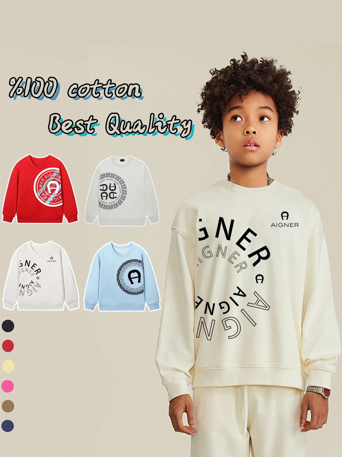 Fashion Kids Hoodies Boys Pullover 2025 New Autumn Long sleeves Sweater Child Sweatshirt Circular Letter Printing Boy Clothing
Fashion Kids Hoodies Boys Pullover 2025 New Autumn Long sleeves Sweater Child Sweatshirt Circular Letter Printing Boy Clothing