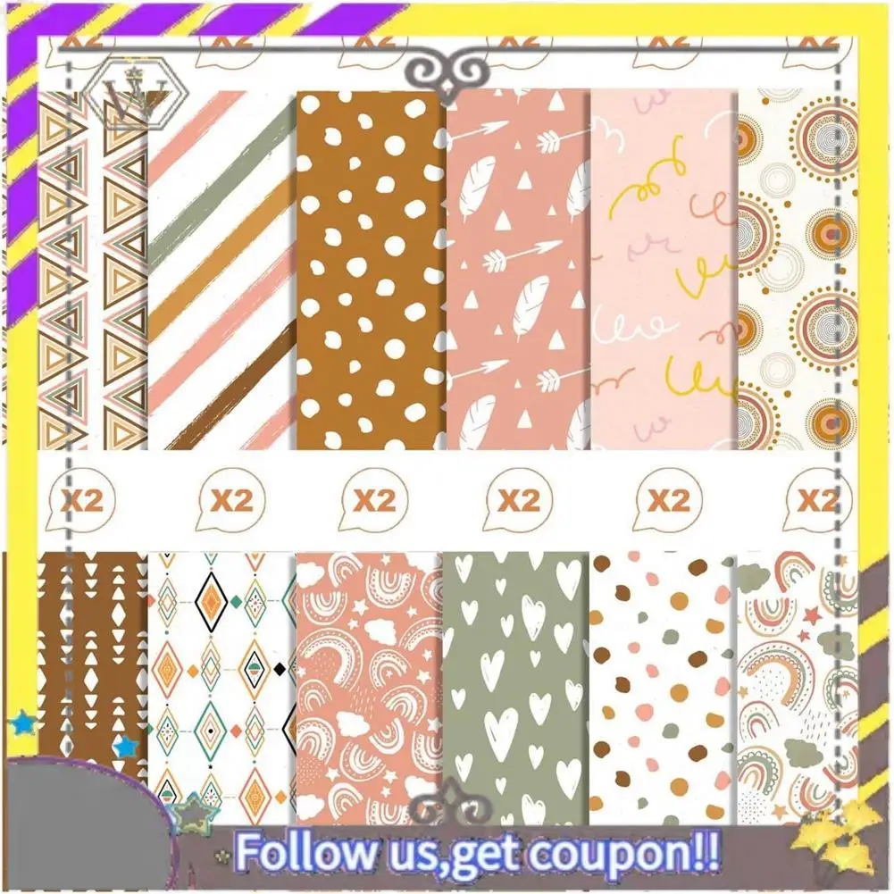 New Scrapbook Paper Pad 12Inch X 12Inch Cute Patterned Cardstock Scrapbooking Paper, Cardmaking Craft Paper Pack 24Pcs
New Scrapbook Paper Pad 12Inch X 12Inch Cute Patterned Cardstock Scrapbooking Paper, Cardmaking Craft Paper Pack 24Pcs
