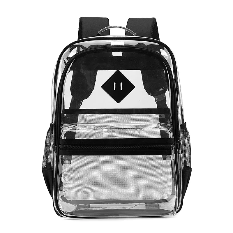 Backpack Waterproof Transparent School Bag Girl Large Capacity Storage Bag Solid Clear Backpack Men Fashion Transparent PVC Bag
Backpack Waterproof Transparent School Bag Girl Large Capacity Storage Bag Solid Clear Backpack Men Fashion Transparent PVC Bag