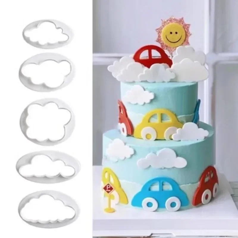 5Pcs/set Fondant Cutter Cloud Plastic Cake Cookie Biscuit Cutter Fondant Mold Fondant Cake Decorating Tools Sugar Craft Mold
5Pcs/set Fondant Cutter Cloud Plastic Cake Cookie Biscuit Cutter Fondant Mold Fondant Cake Decorating Tools Sugar Craft Mold