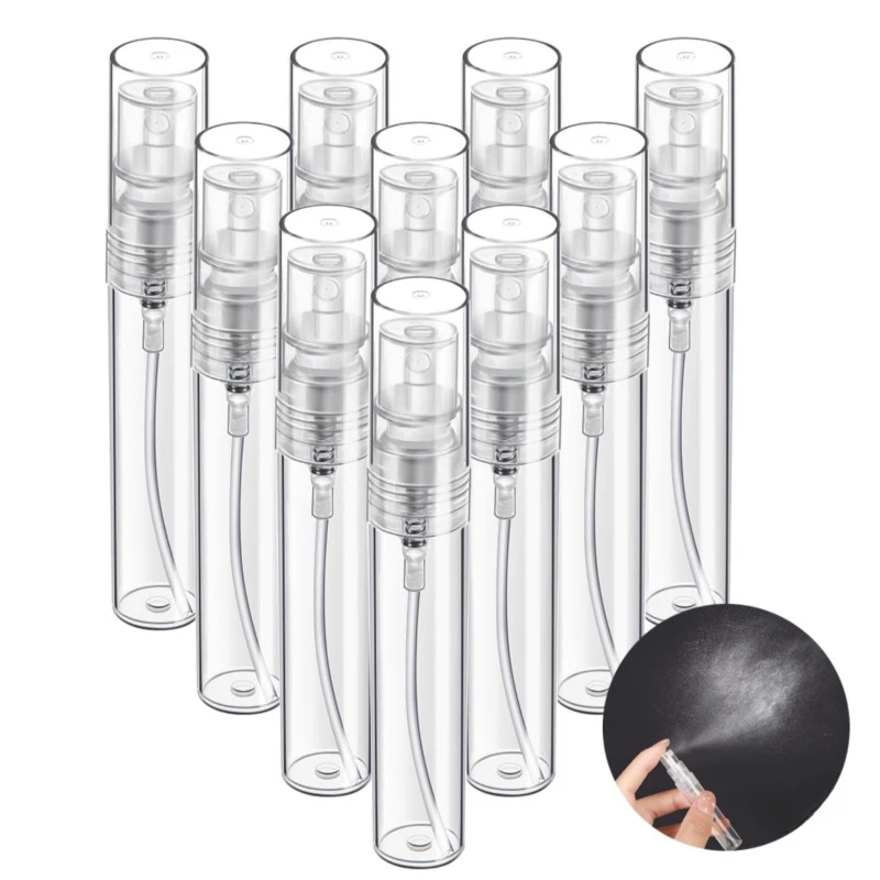10pcs 3/5ml Perfume Bottle Set Portable Mini Refillable Spray Bottles Scent Pump Empty Liquid Cosmetic Container for Travel
10pcs 3/5ml Perfume Bottle Set Portable Mini Refillable Spray Bottles Scent Pump Empty Liquid Cosmetic Container for Travel