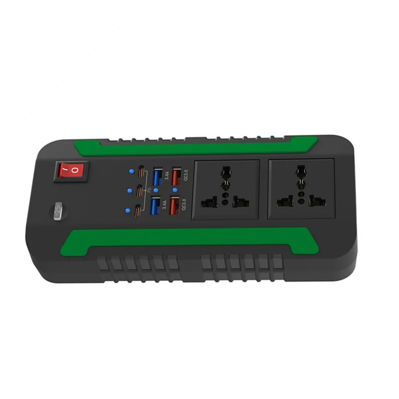 Compact 300W 12V24V 110V220V Car Inverter Car Converter Power Inverter Adapter Type-C USB QC3.0 Charger Fast Charging 
Compact 300W 12V24V 110V220V Car Inverter Car Converter Power Inverter Adapter Type-C USB QC3.0 Charger Fast Charging