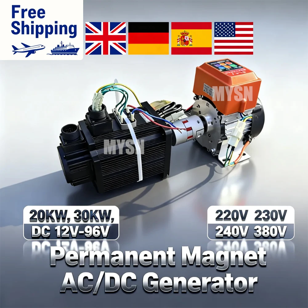 Fast Delivery Free Energy Generator 220V 30KW 20KW Permanent Magnet AC/DC Generator380V 240V Alternator For Wind Turbine Camping
Fast Delivery Free Energy Generator 220V 30KW 20KW Permanent Magnet AC/DC Generator380V 240V Alternator For Wind Turbine Camping