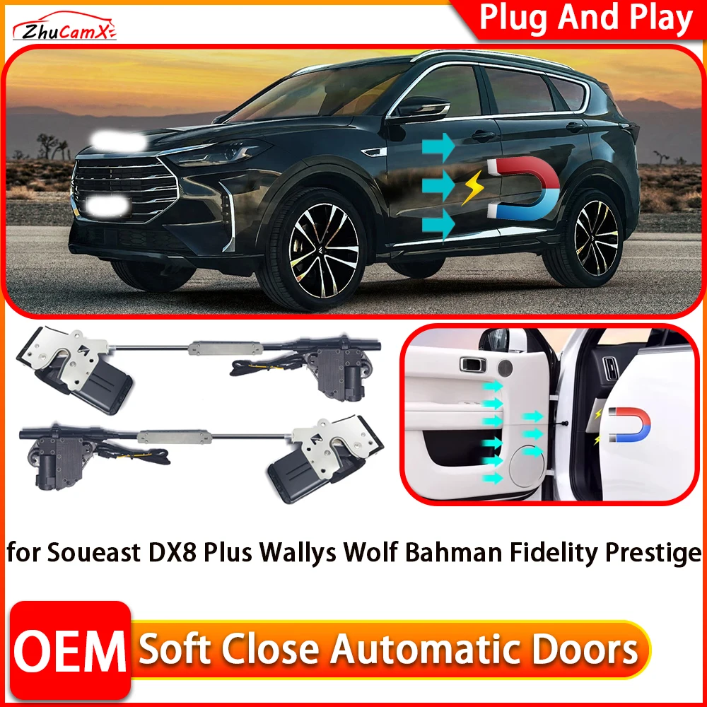Система плавного закрывания дверей OEM для Soueast DX8 Plus, Wallys, Wolf, Bahman, Fidelity, Prestige: комфортное и бесшумное закрывание дверей.
Система плавного закрывания дверей OEM для Soueast DX8 Plus, Wallys, Wolf, Bahman, Fidelity, Prestige: комфортное и бесшумное закрывание дверей.