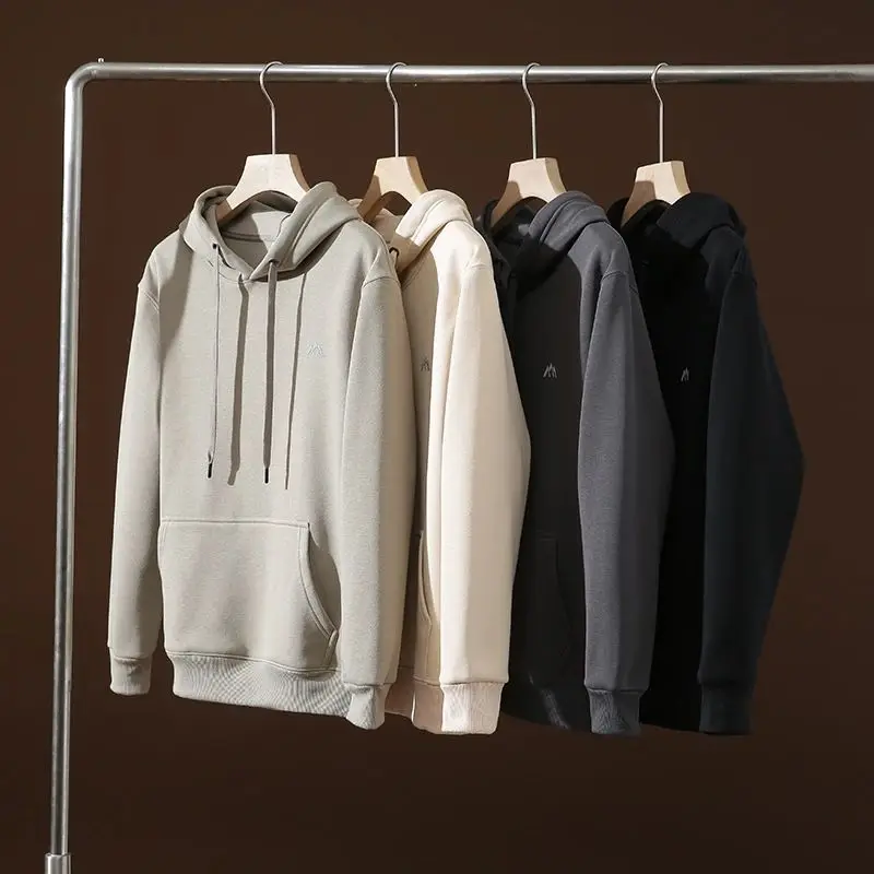 Thiened Fce Hoodie Jaet Men's Casual Faion Autumn Winter New Sle Comfortable Soft Pure Color Streetwear Hoodie
Thiened Fce Hoodie Jaet Men's Casual Faion Autumn Winter New Sle Comfortable Soft Pure Color Streetwear Hoodie
