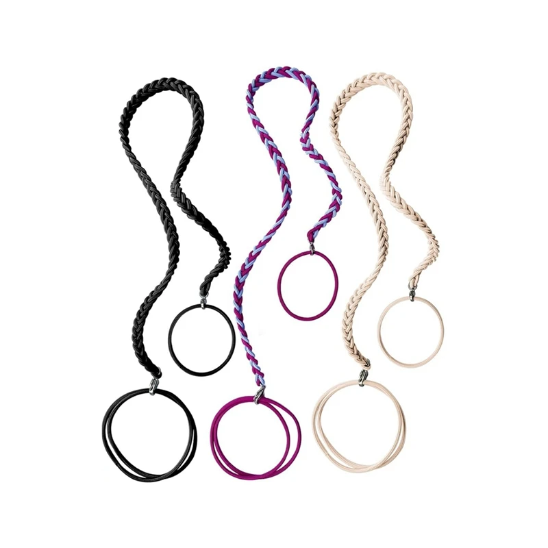 3 Pack Ponytail Holders Elastic Hair Ties For Thick Hair,Tie For Water Wind Sport Strong Braided Pony Tails Hair Ties
3 Pack Ponytail Holders Elastic Hair Ties For Thick Hair,Tie For Water Wind Sport Strong Braided Pony Tails Hair Ties