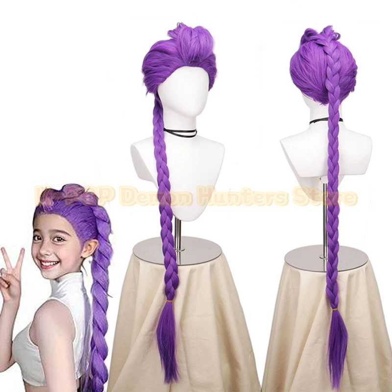 New 2025 KPop Demon Hunters Rumi Cosplay Synthetic Hair Wigs Halloween Light Purple Anime Costume Rumi Wigs Heat Resistant Wig
New 2025 KPop Demon Hunters Rumi Cosplay Synthetic Hair Wigs Halloween Light Purple Anime Costume Rumi Wigs Heat Resistant Wig