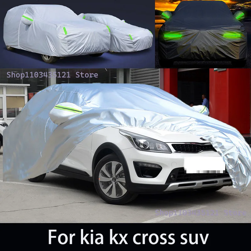 For kia kx cross suv Outdoor Protection Full Car Covers Snow Cover Sunshade Waterproof Dustproof Exterior Car accessories
For kia kx cross suv Outdoor Protection Full Car Covers Snow Cover Sunshade Waterproof Dustproof Exterior Car accessories