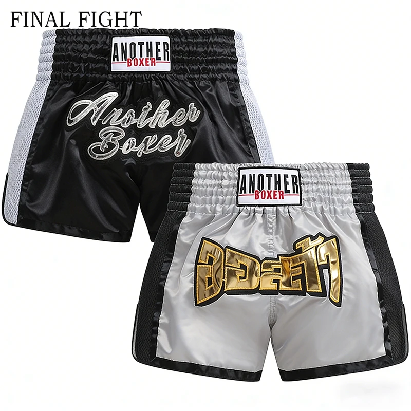 Комплект из 2 шорт для тайского бокса: удобные тренировочные шорты для мужчин, женщин и детей с эластичным поясом, быстросохнущие, для спортивных боев
Комплект из 2 шорт для тайского бокса: удобные тренировочные шорты для мужчин, женщин и детей с эластичным поясом, быстросохнущие, для спортивных боев