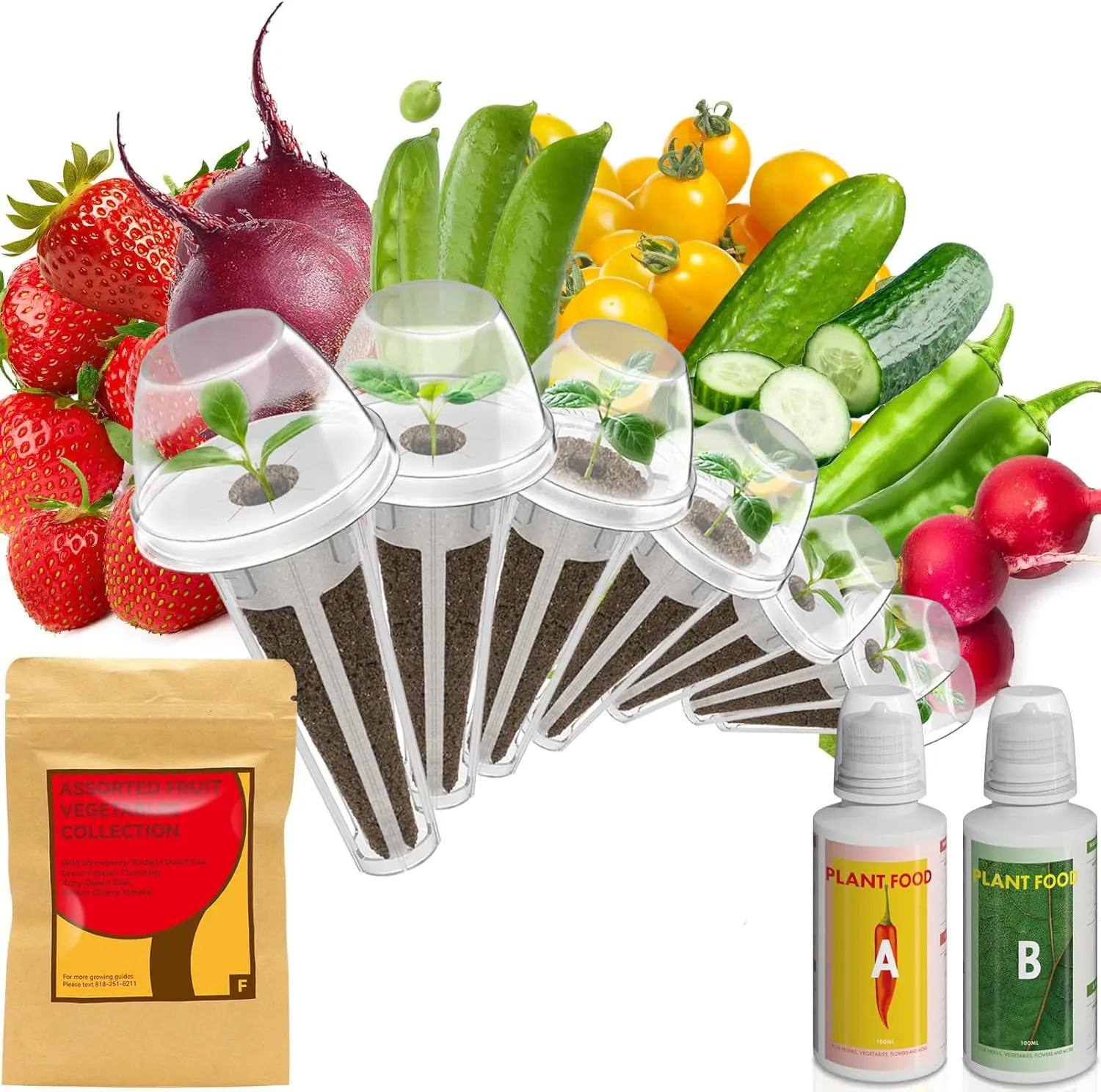 Набор для выращивания фруктовых семян в AeroGarden, Ahopegarden, GARDENCUBE, MUFGA, iDoo Hydroponics, 7 штук
Набор для выращивания фруктовых семян в AeroGarden, Ahopegarden, GARDENCUBE, MUFGA, iDoo Hydroponics, 7 штук