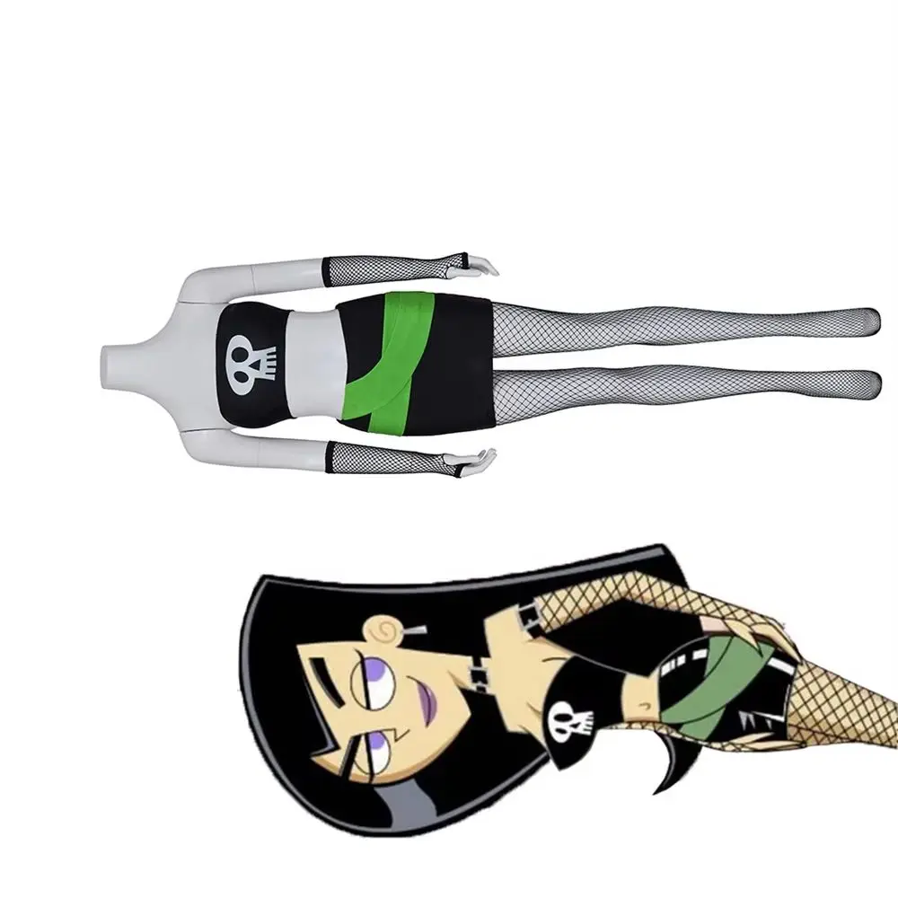 Danny Phantom Cosplay Costumes Adult Women Sexy Tube Tops Mini Skirt Suits Halloween Carnival Sam Manson Roleplay Outfits
Danny Phantom Cosplay Costumes Adult Women Sexy Tube Tops Mini Skirt Suits Halloween Carnival Sam Manson Roleplay Outfits