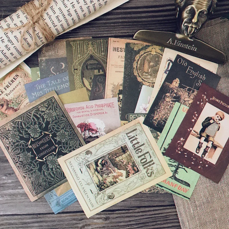 21 Pcs Old Book Cover Junk Journal Ephemera Vintage Sticker Retro Poster DIY Album Diary Aesthetic Sticker Scrapbooking Material
21 Pcs Old Book Cover Junk Journal Ephemera Vintage Sticker Retro Poster DIY Album Diary Aesthetic Sticker Scrapbooking Material
