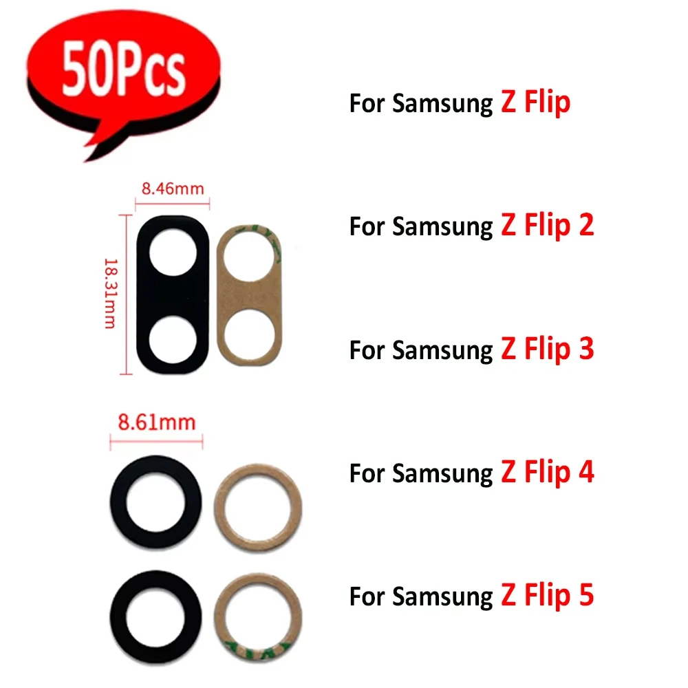 50Pcs,NEW Back Rear Camera Glass Lens With Adhesive Sticker For Samsung Z Flip Fold 2 3 4 5 6
50Pcs,NEW Back Rear Camera Glass Lens With Adhesive Sticker For Samsung Z Flip Fold 2 3 4 5 6
