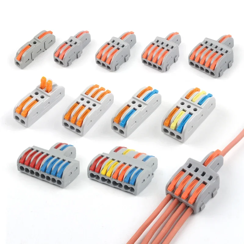 1in multiple out Quick Wiring Connector Universal Splitter wiring cable Push-in Can Combined Butt Home Terminal Block
1in multiple out Quick Wiring Connector Universal Splitter wiring cable Push-in Can Combined Butt Home Terminal Block