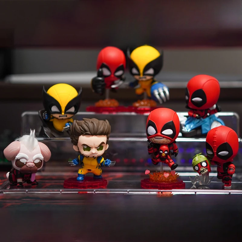 Горячие игрушки Дэдпул и Росомаха слепая коробка Cosbi Mini Q Ver аниме фигурка коллекция кукла фигурка ПВХ орнамент подарок-сюрприз 
Горячие игрушки Дэдпул и Росомаха слепая коробка Cosbi Mini Q Ver аниме фигурка коллекция кукла фигурка ПВХ орнамент подарок-сюрприз