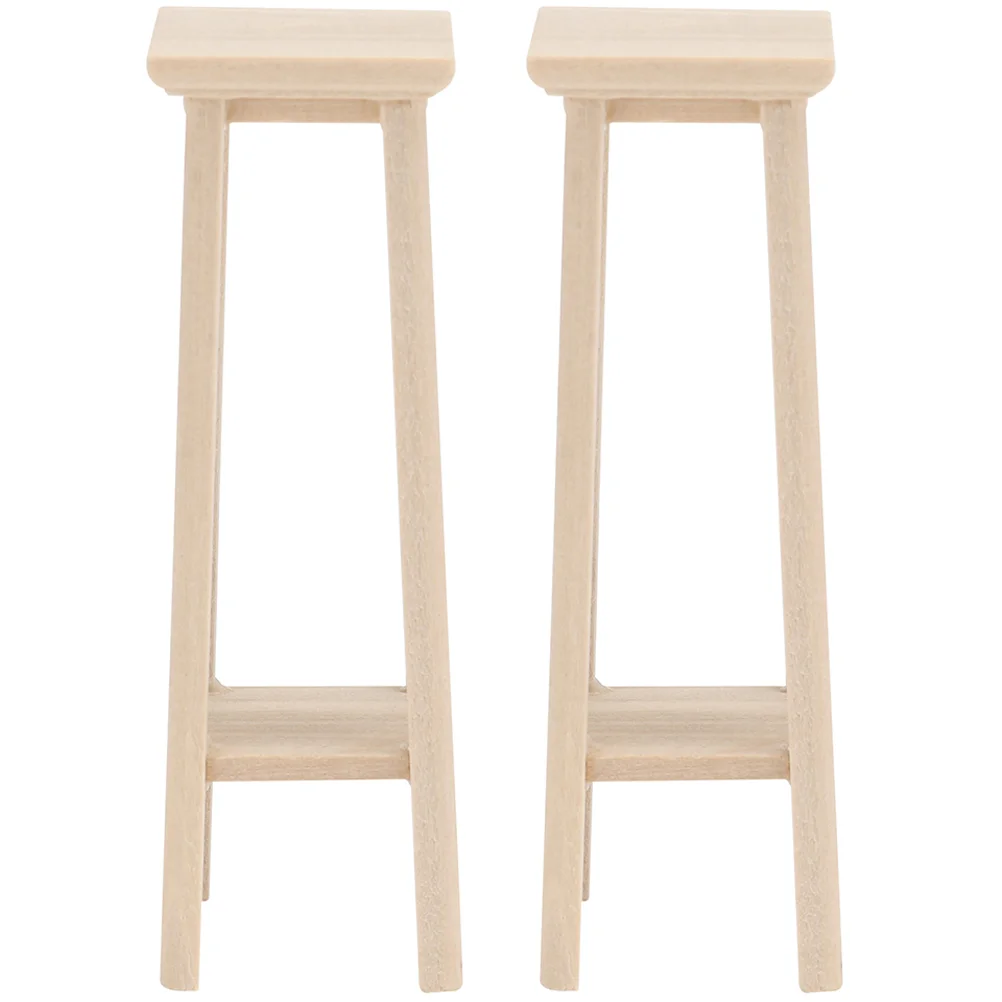 2 Pcs House Mini Furniture Miniature Flower Rack Model High Stool Bar Chairs Decorative Stand Ornaments Side Table
2 Pcs House Mini Furniture Miniature Flower Rack Model High Stool Bar Chairs Decorative Stand Ornaments Side Table