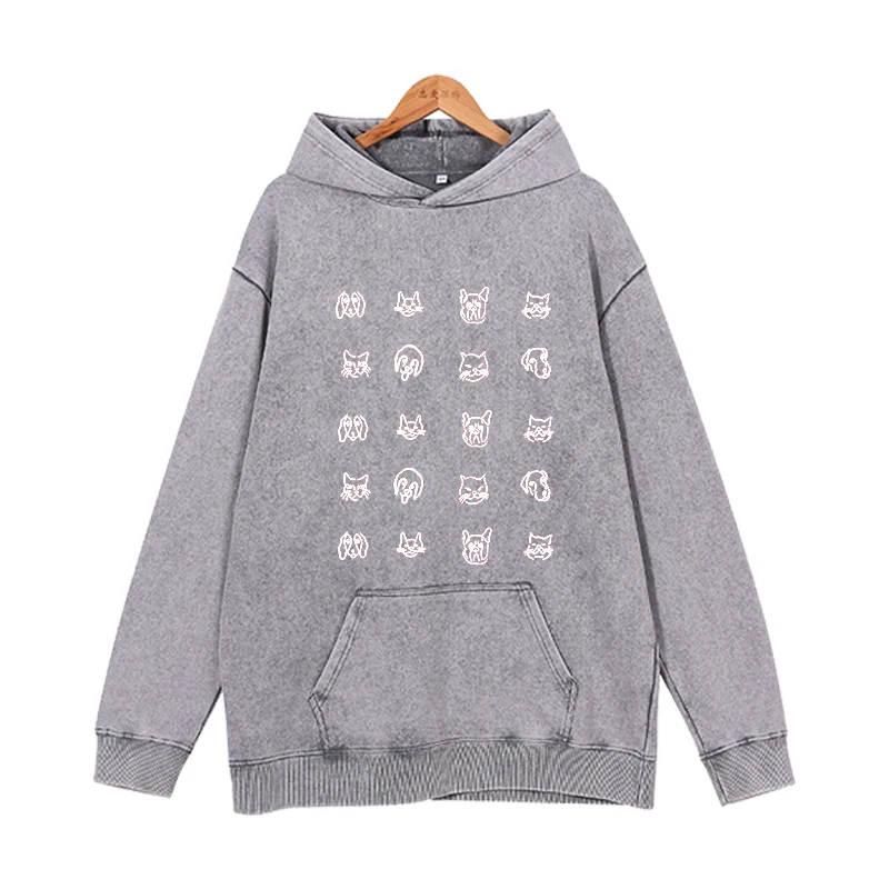 Men's and women's loose round neck hooded sweatshirt, animal dog fashion, men's casual loose Harajuku hooded
Men's and women's loose round neck hooded sweatshirt, animal dog fashion, men's casual loose Harajuku hooded