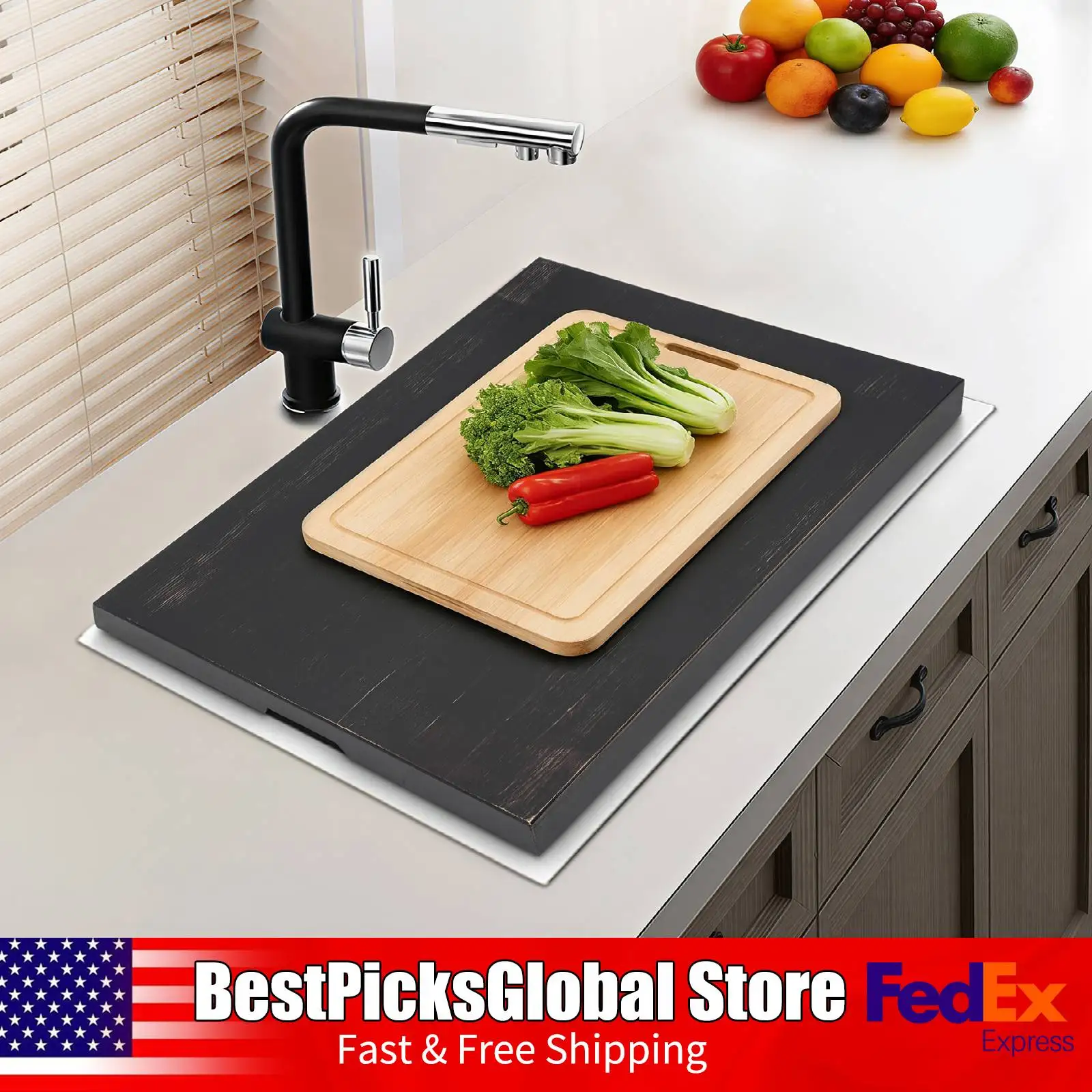 Ebony Stove Top Cover, Multipurpose Tray and Cutting Board, Hides Burners & Transports Food, Space Saving for Kitchen
Ebony Stove Top Cover, Multipurpose Tray and Cutting Board, Hides Burners & Transports Food, Space Saving for Kitchen