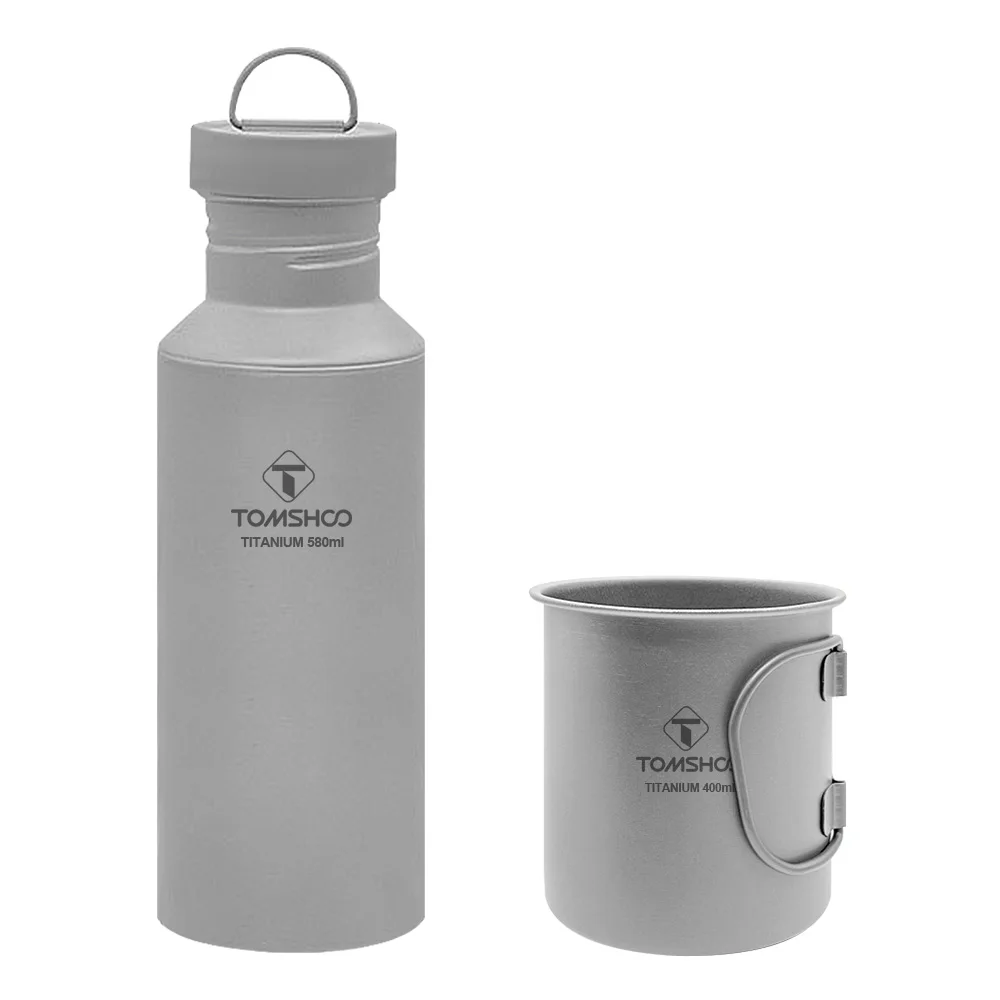 Outdoor Ti Water Bottle and Travel Mug Set Perfect Cycle Water Bottle and Camping Large Capacity Metal Water Bottle and Mug Comb
Outdoor Ti Water Bottle and Travel Mug Set Perfect Cycle Water Bottle and Camping Large Capacity Metal Water Bottle and Mug Comb
